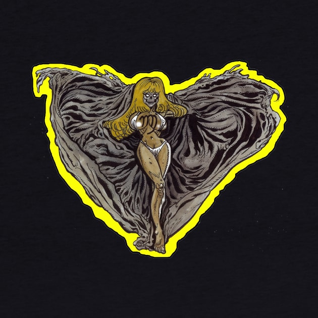 Zombie Art : ZOMBIE ZODIAC HORRORSCOPE (Virgo) T-Shirt by rsacchetto